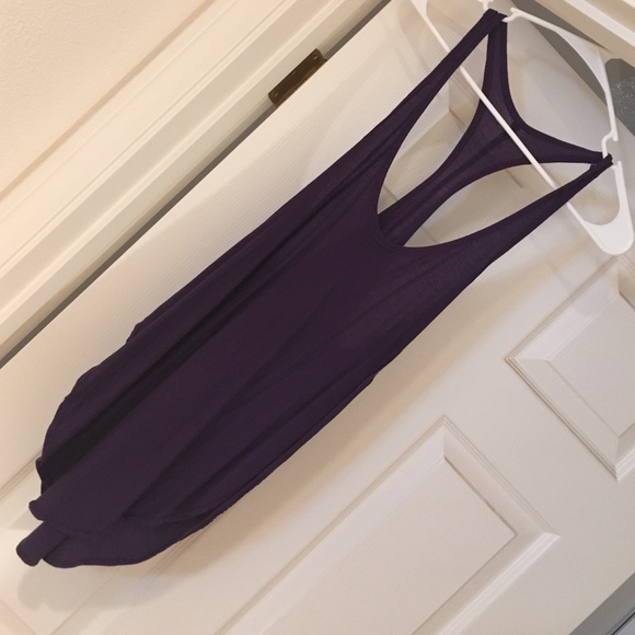Free People slub style asymmetrical tank top