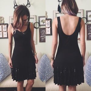30's inspired black dress