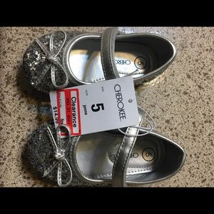 Toddler Silver Dress Shoes