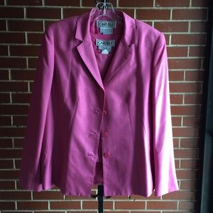 Carlisle blazer and matching sleeveless shirt.