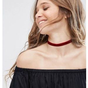 🍁🍂Red Velvet Choker🍁🍂