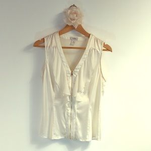 CACHE gorgeous part silk blouse