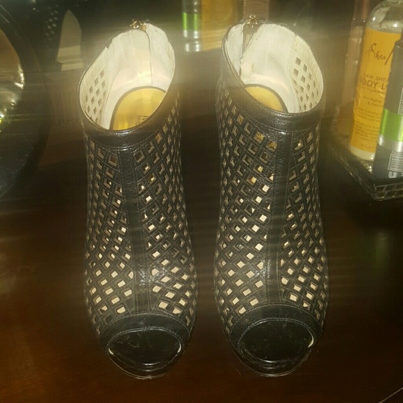 Michael Kors caged booties (PRICE FIRM)