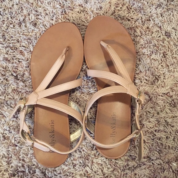 Tan sandals