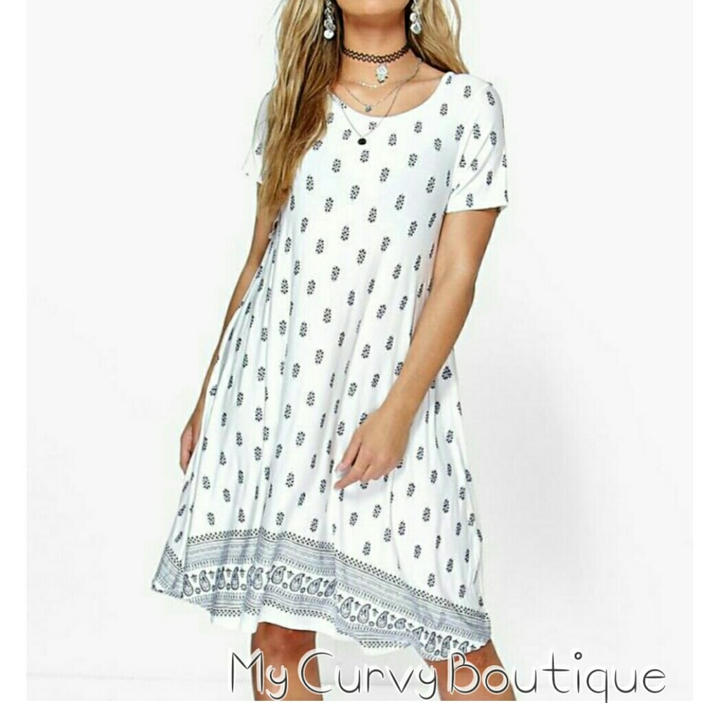🛍HP🛍THE "HARRIET" PAISLEY PRINT SWING DRESS