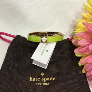 Brand NWT Kate Spade Hole Punch Spade Bangle