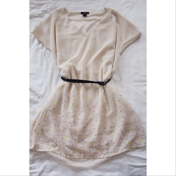 Sequin Chiffon Dress