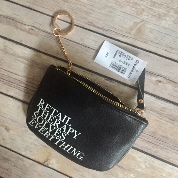 Dress Barn Handbags - Retail therapy wristlet