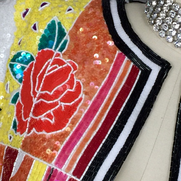 80s GLAM 💋 Sequin Jacket - Picture 4 of 4