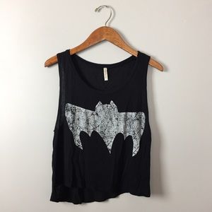 Batman Symbol Cropped Tank