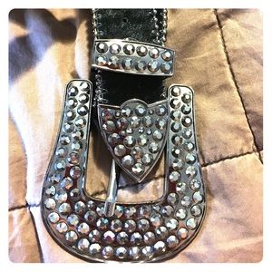 🎉Sale!🎉 Cowhide Leather Swarovski Belt