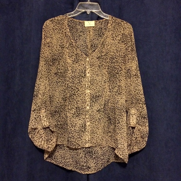Pins and Needles Printed Blouse