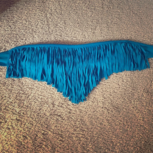 Fringe Bikini Tube Top