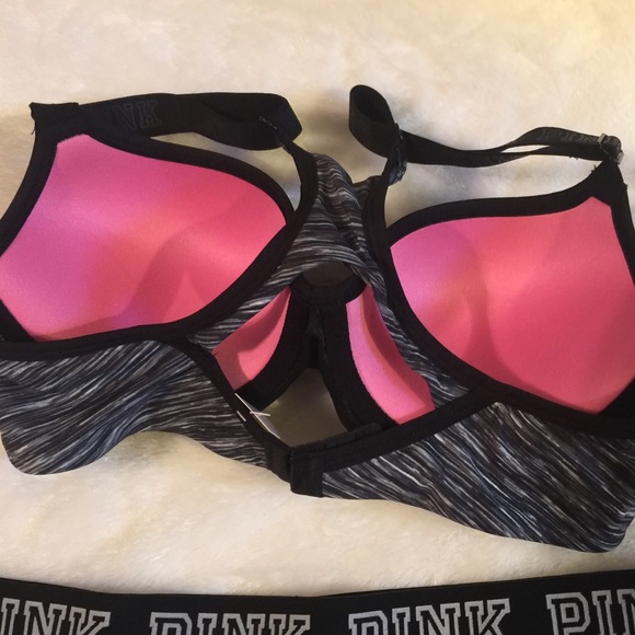 ✋🏻SOLD✋🏻 Pink Victoria's Secret gray bundle - Picture 4 of 4