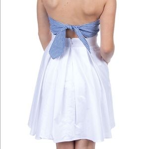 Lauren James Corbin Oxford Sweetheart Dress