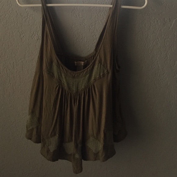 Green tank top