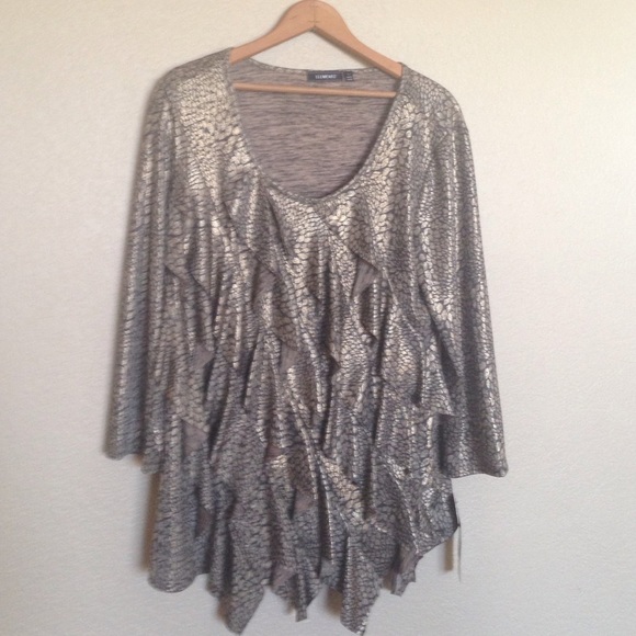 3/4 sleeve top MACY'S