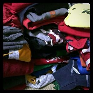 Plethora of boys clothes