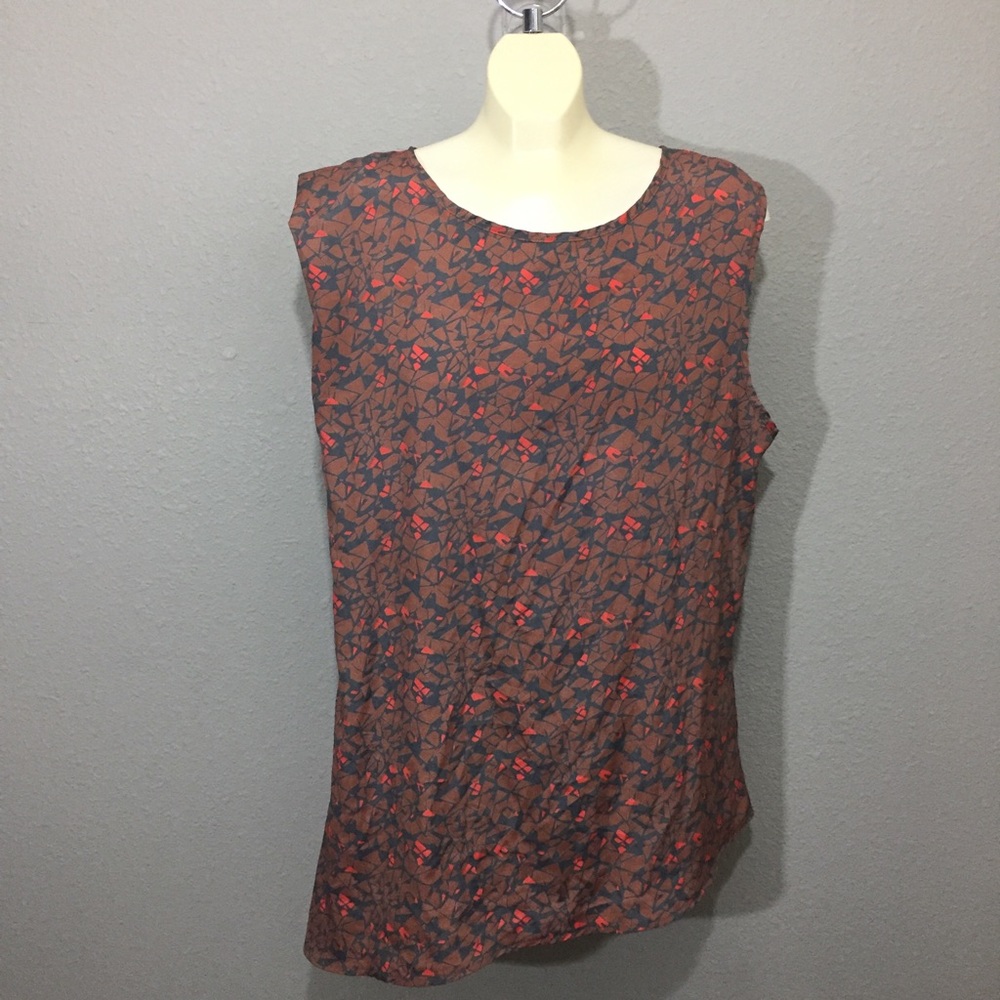 Paper crane asymmetrical shirt