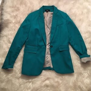 Teal / turquoise  balzer - stripped lining
