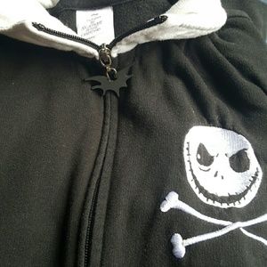Jack Skellington zip up sweat shirt