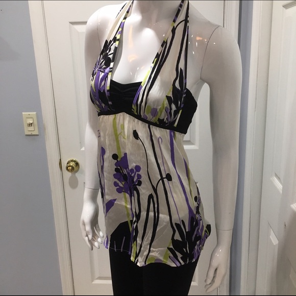 Patterned Halter Top - image 1