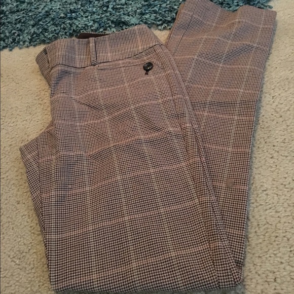 Brown Plaid Dress Pants - The Limited