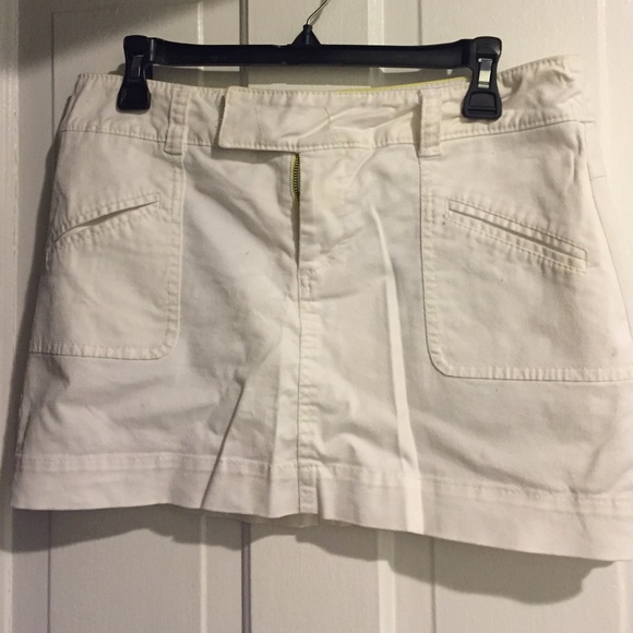 White Mini Skirt