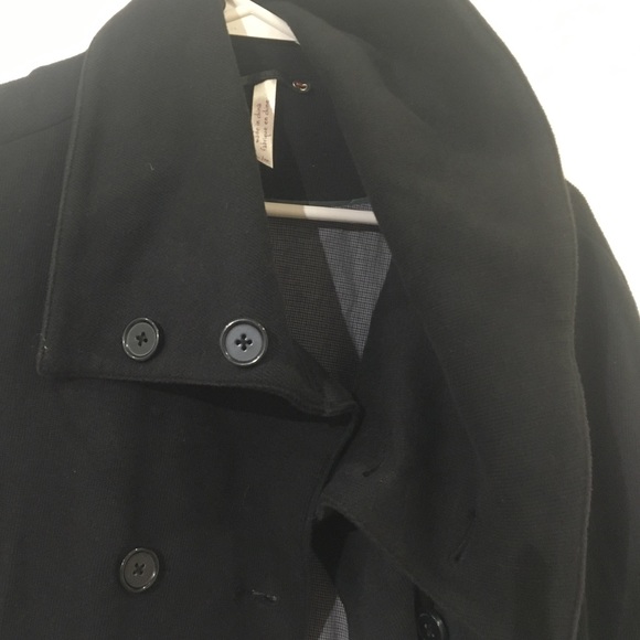 Cropped double breasted knit jacket - Picture 2 of 4