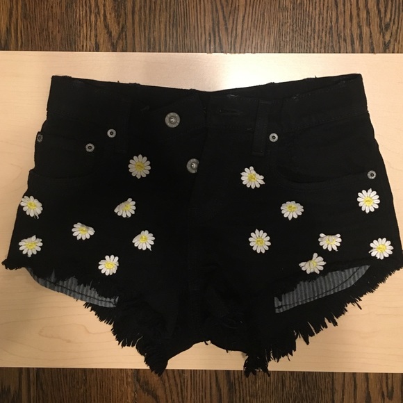 LF carmar denim shorts with Daisy's