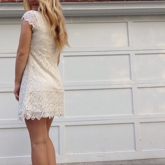 Adorable Lace Mini Dress - Picture 3 of 3