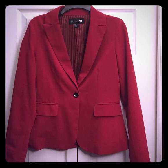 Red blazer