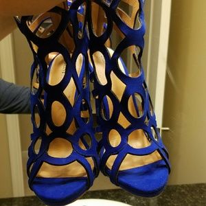 Royal Blue high heals