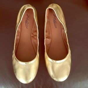 Gold flats by Lucky Brand