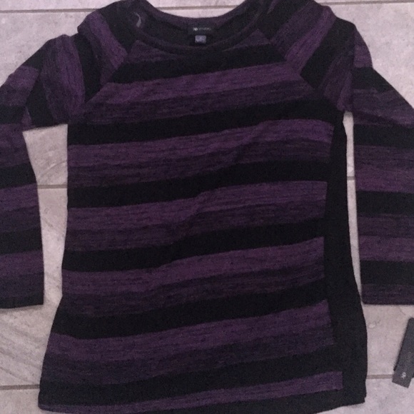 Purple and black sweater
