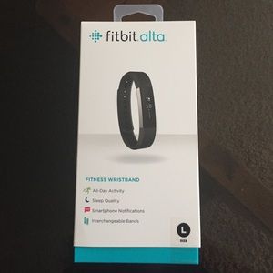 Nwt, Brand New, Unopened Fitbit Alta. Size Large