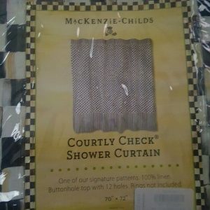 MaCkenzie-Childs shower curtain