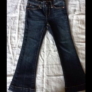 Girls size 5 7 for all mankind dark denim jeans