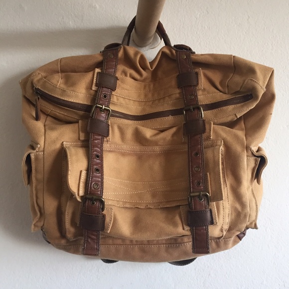 Jesslyn Blake canvas backpack
