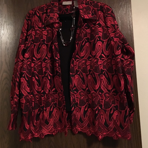 Drapers & Damons beautiful red & black jacket - Picture 1 of 1
