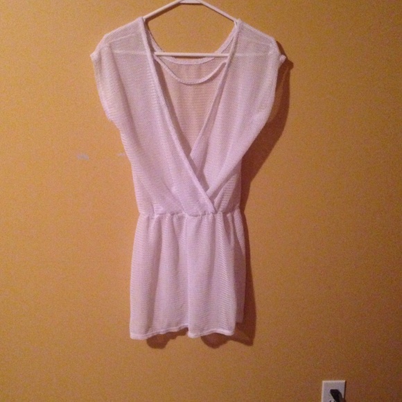 Beach swimsuit cover-up