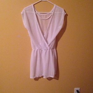 Beach swimsuit cover-up