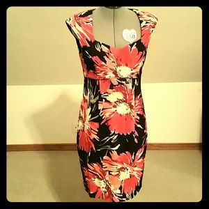 Floral print dress
