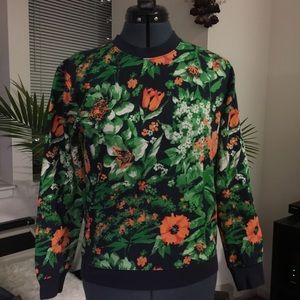 Aritzia La Notte floral sweatshirt