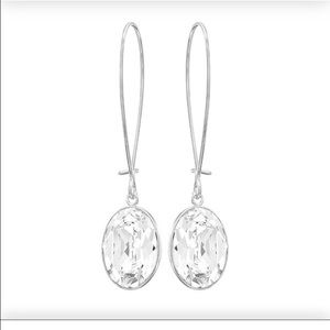 Swarovski Puzzle Crystal Pierced Earrings