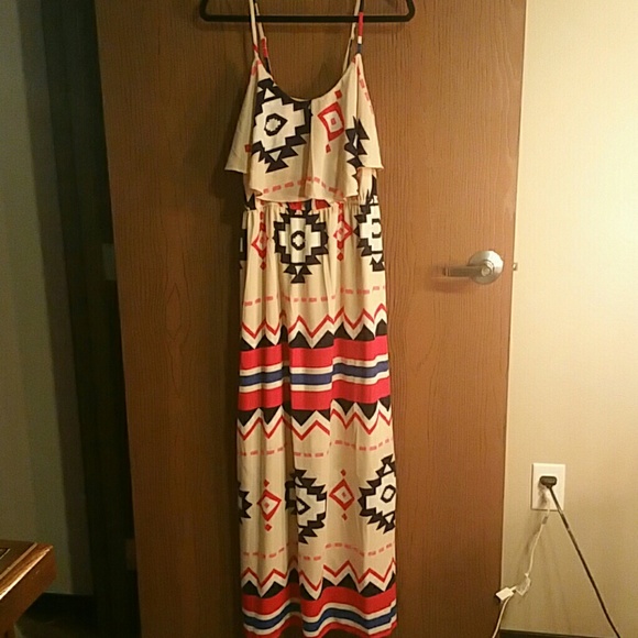 Aztec print sundress