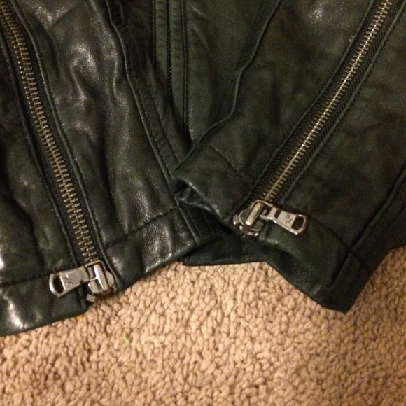Leather Jacket Lining Polyester And Leather - image 2