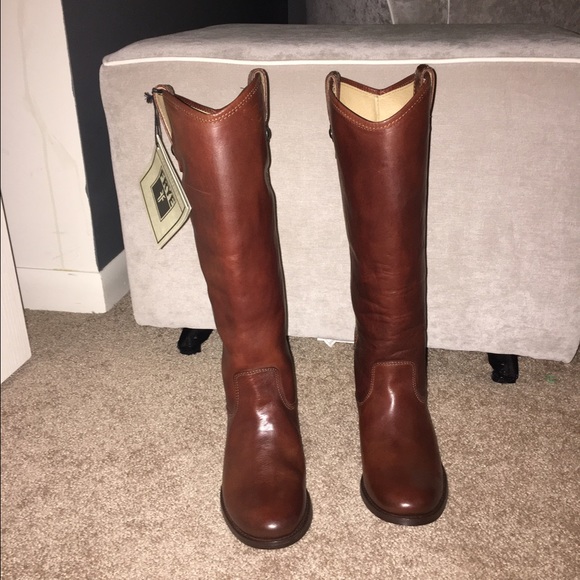 Frye Melissa Button Extended Calf Riding Boots