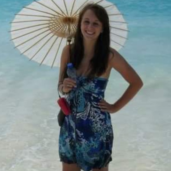 Blue bubble dress - Picture 2 of 2