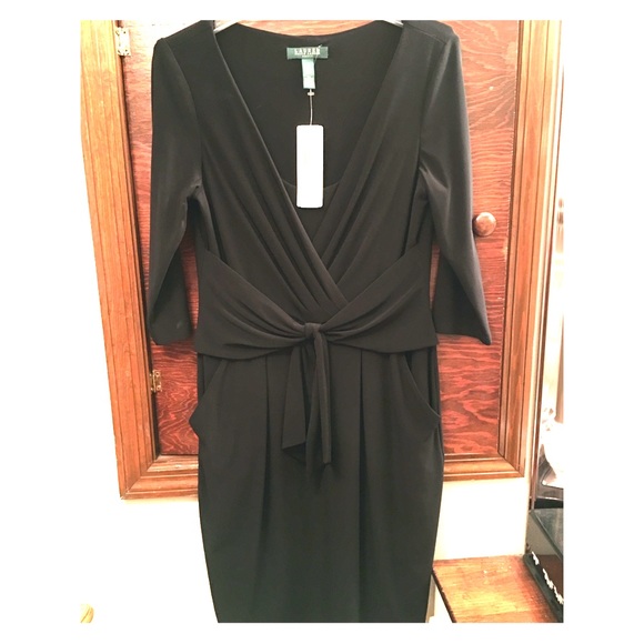 NWT Ralph Lauren Black Dress